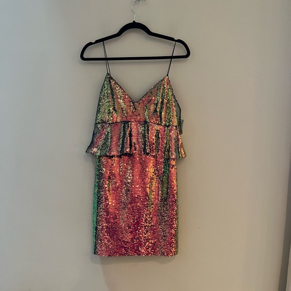 Zara Basic woman’s sequin mini dress - Picture 7 of 13